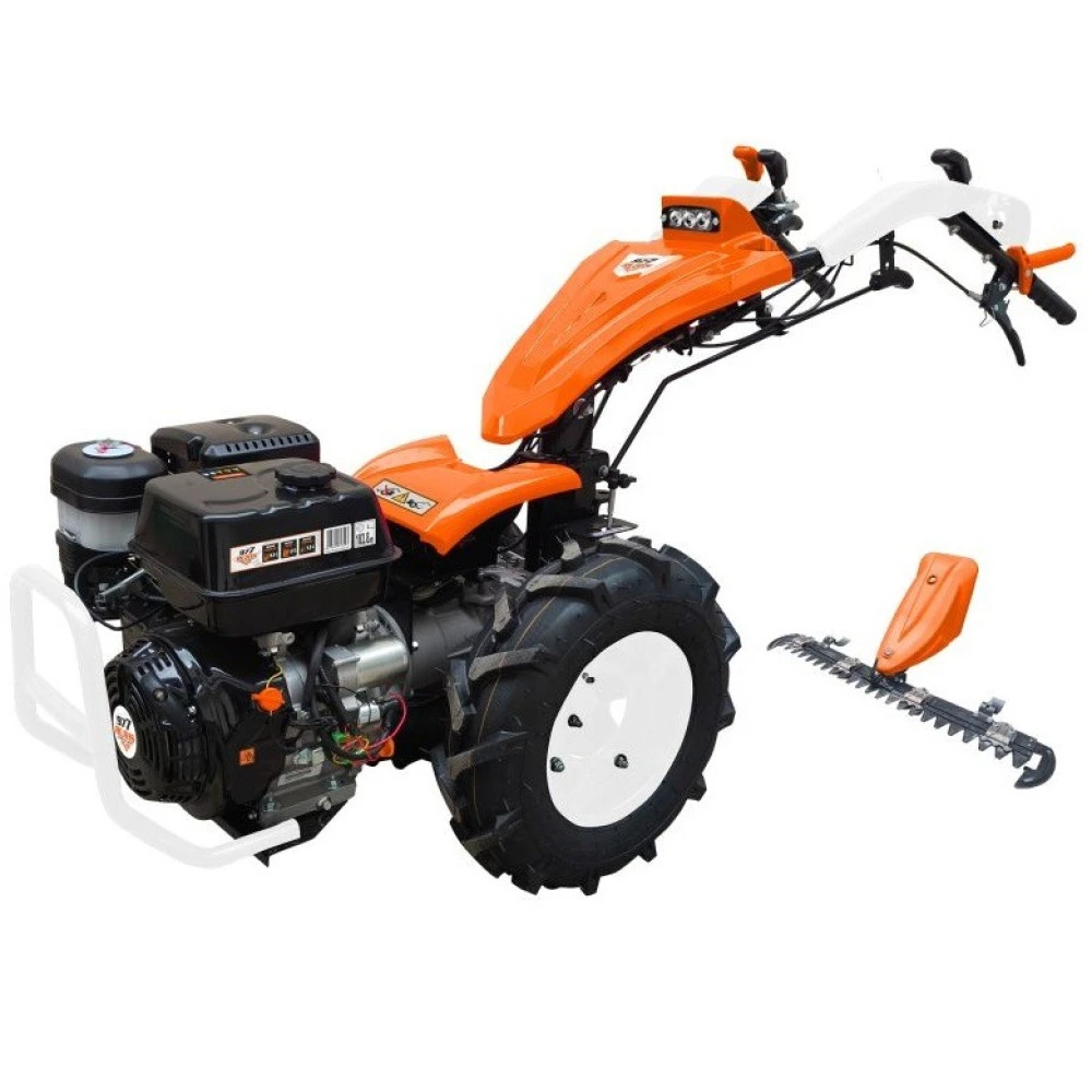 Motocultivator Ruris 977C, 16 CP, benzina, 3+2 viteze, diferential + Sistem de cosire cu lama Ruris C977, 117 cm [2]
