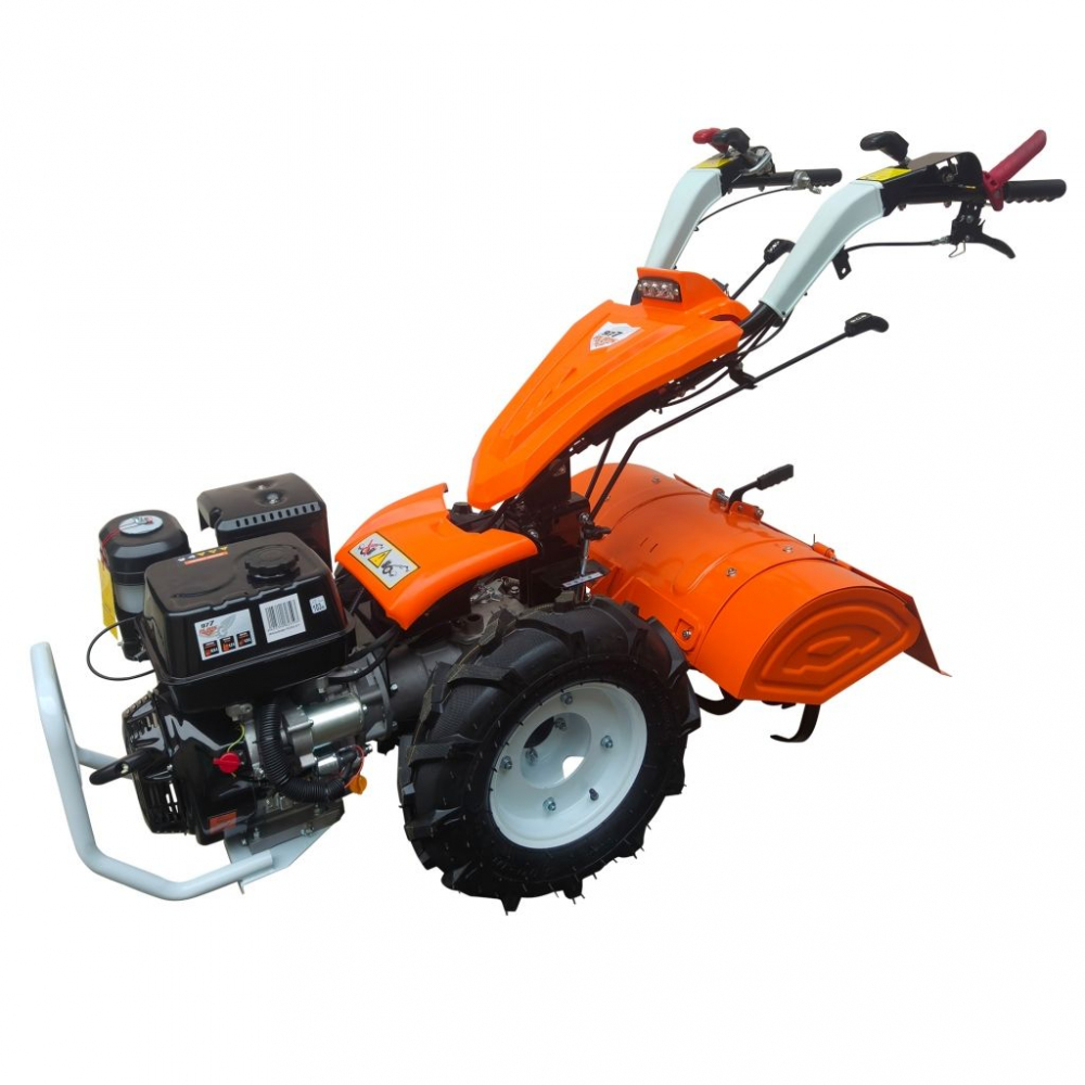 Motocultivator Ruris 977CSP, 16 CP, benzina, 3+2 viteze, diferential + Lama de cosire Ruris C977, 117 cm + Freza de pamant Ruris S977, 65 cm + Plug de arat Ruris P977 [4]