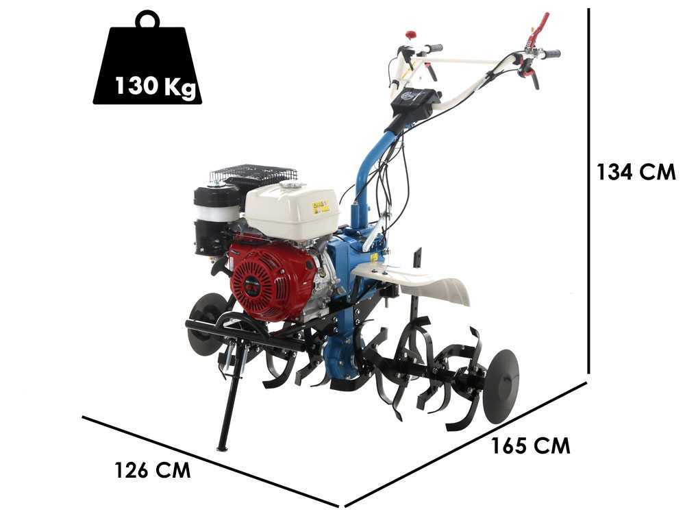 Motocultor AGT 13000 PREMIUM, Honda GX340, 11 CP, benzina, 3+1 viteze + roti 5.00-12", plug bilonat [15]
