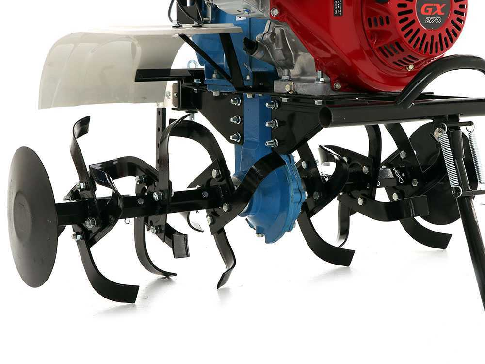 Motocultor AGT 9000 PREMIUM, Honda GX340, 11 CP, benzina, 2+1 viteze + roti 5.00-12, plug bilonat [60]