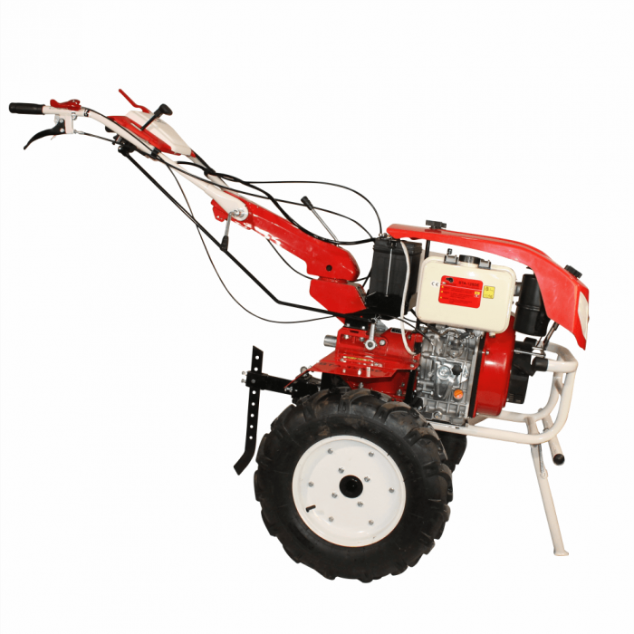 Motocultor Bisonte BTA-12SDE, 12 CP, diesel, 2+1 viteze, roti 5.00-12", far, priza de putere, pornire electrica [5]
