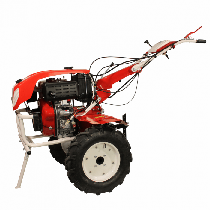 Motocultor Bisonte BTA-12SDE, 12 CP, diesel, 2+1 viteze, roti 5.00-12", far, priza de putere, pornire electrica [6]