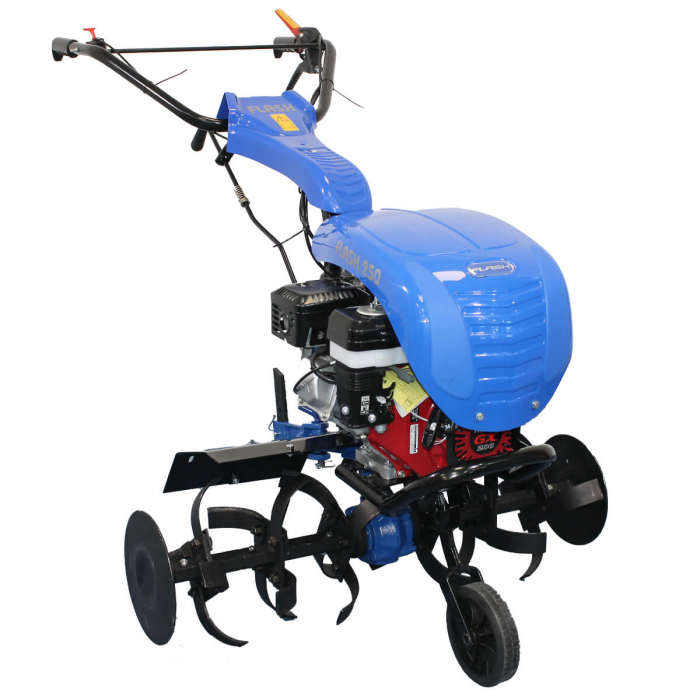 Motocultor Bisonte BTA-FLASH250H, motor Honda GX200, 6.5 CP, benzina, 2+1 viteze, latime de lucru 380-900 mm [2]
