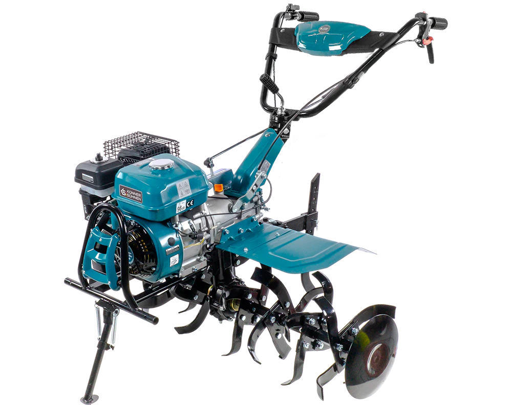 Motocultor pe benzina Konner & Sohnen KS 7HP-1050G, 7 CP, 3 viteze, latime lucru 108 cm + roti fara camera low profile 4.00-8 [9]
