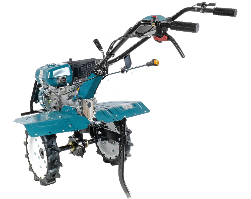 Motocultor pe benzina Konner & Sohnen KS 7HP-1050G, 7 CP, 3 viteze, latime lucru 108 cm + roti fara camera low profile 4.00-8 [5]