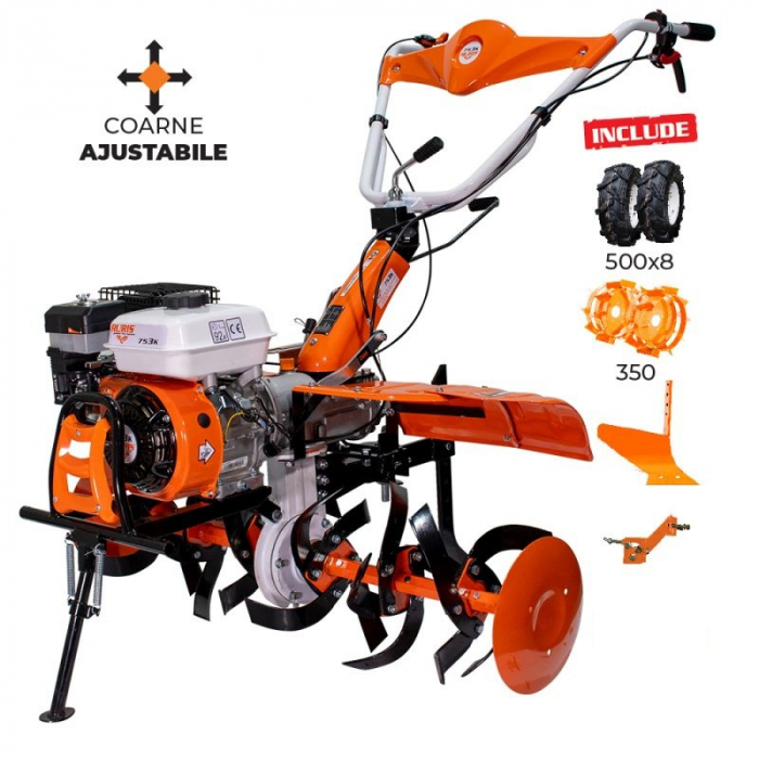 Motocultor Ruris 753K, 8.5 CP, benzina, 3+1 viteze + accesorii [1]