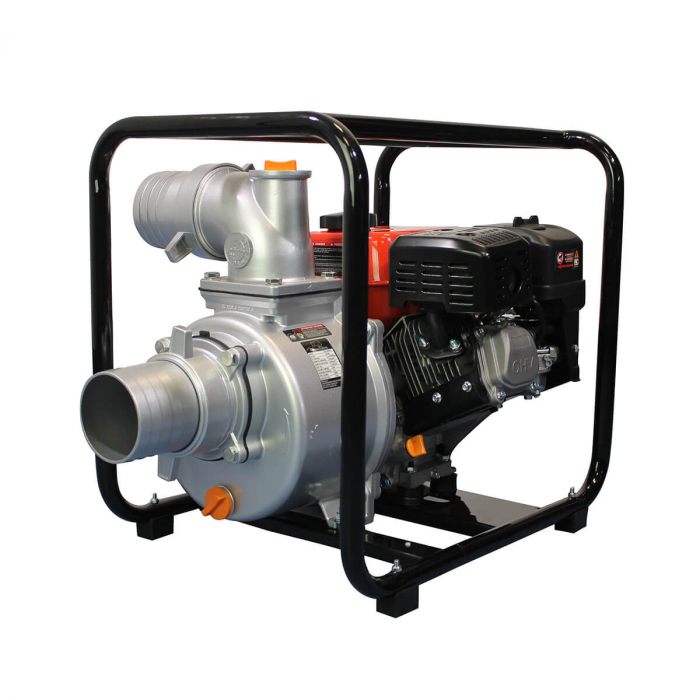 Motopompa apa curata Bisonte BTA-MP100, 4", 7.5 CP, benzina, 1330 l/min, Hmax. 28 m [3]