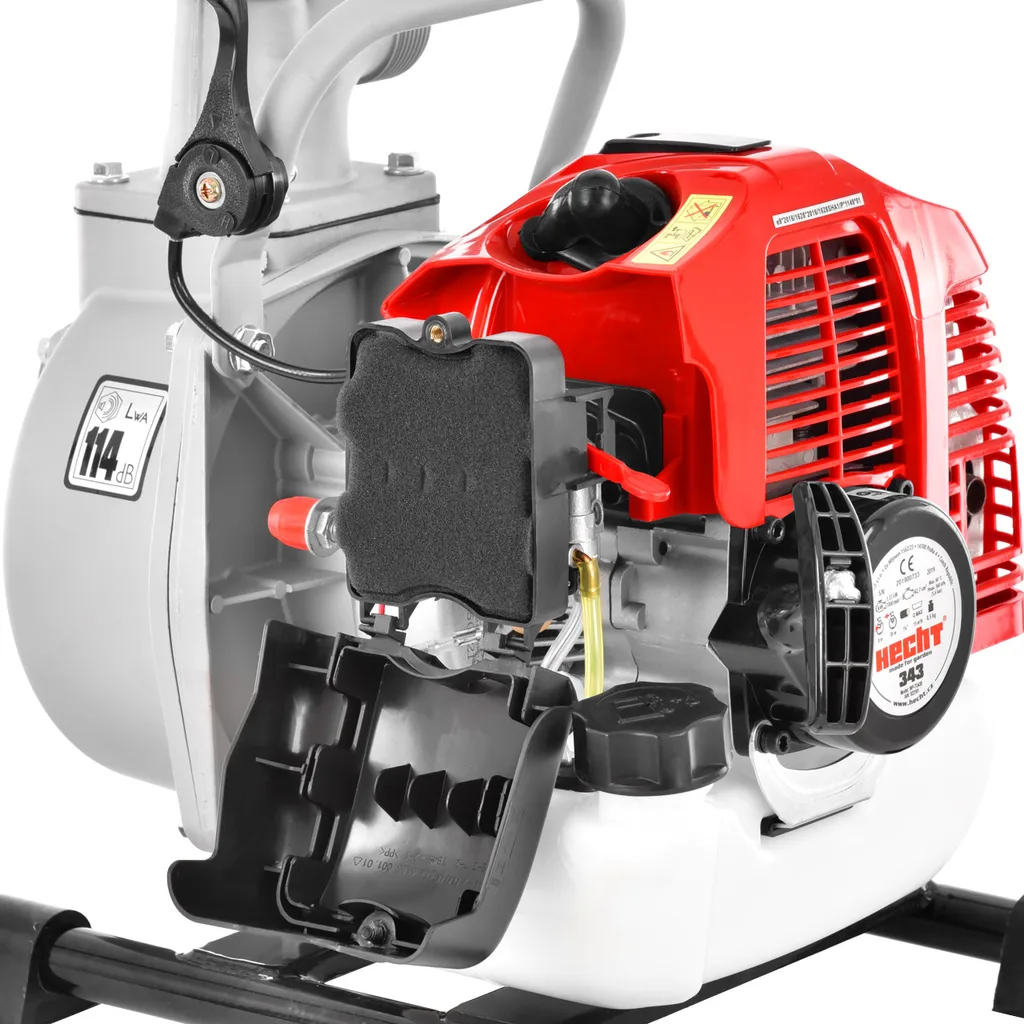 Motopompa apa curata HECHT 343, 1.5", 2.2 CP, benzina, 250 l/min, Hmax. 35 m [3]