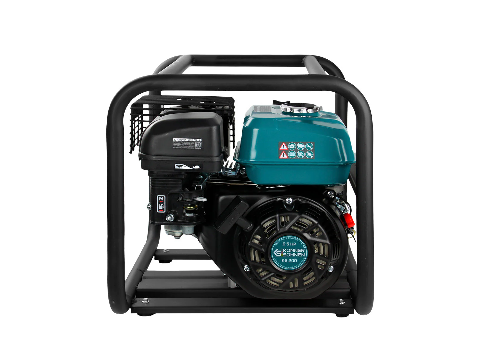 Motopompa apa curata Konner & Sohnen KS 50, 2", benzina, 500 l/min, Hmax. 28 m [9]