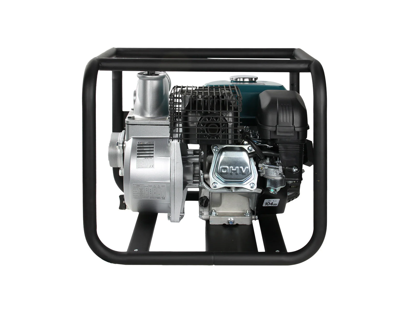 Motopompa apa curata Konner & Sohnen KS 80, 3", benzina, 1000 l/min, Hmax. 28 m [6]