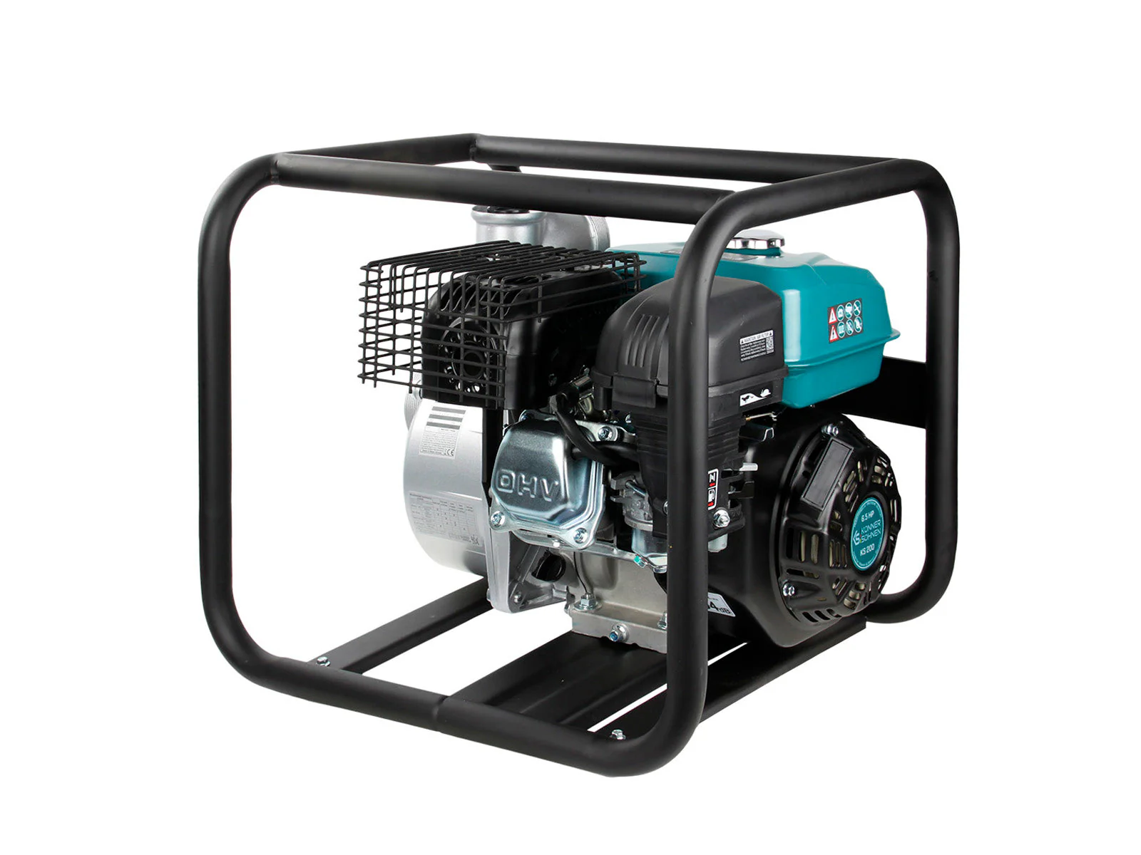 Motopompa apa curata Konner & Sohnen KS 80, 3", benzina, 1000 l/min, Hmax. 28 m [7]