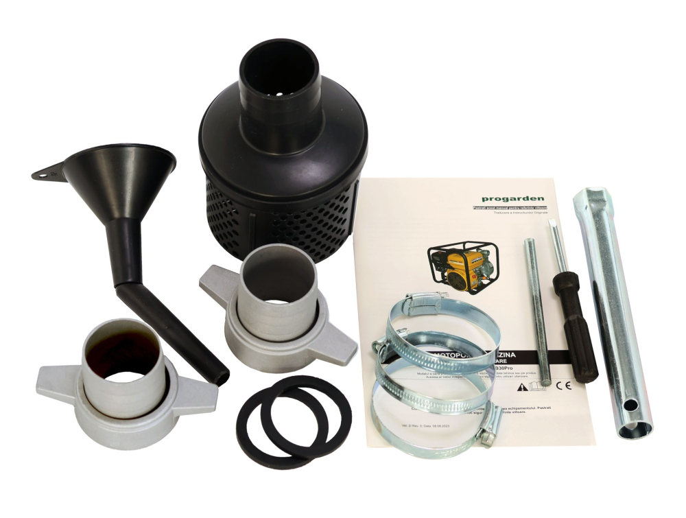 Motopompa apa curata ProGARDEN PB30Pro, 2", 5.6 CP, benzina, 533 L/min, Hmax. 32 m [5]