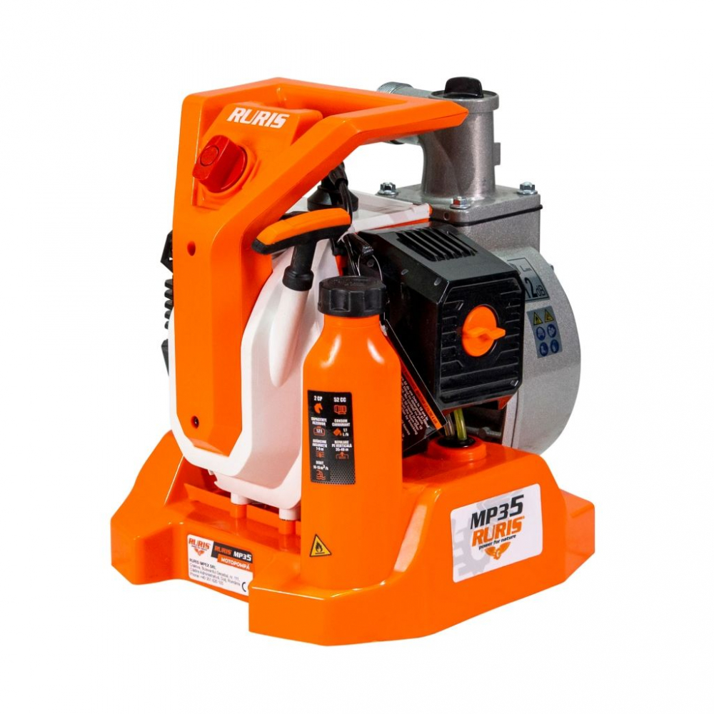 Motopompa apa curata Ruris MP35, 1.5", 2 CP, benzina, 250 l/min, Hmax. 32 m [1]