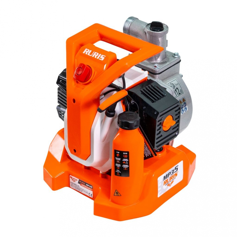 Motopompa apa curata Ruris MP35, 1.5", 2 CP, benzina, 250 l/min, Hmax. 32 m [4]