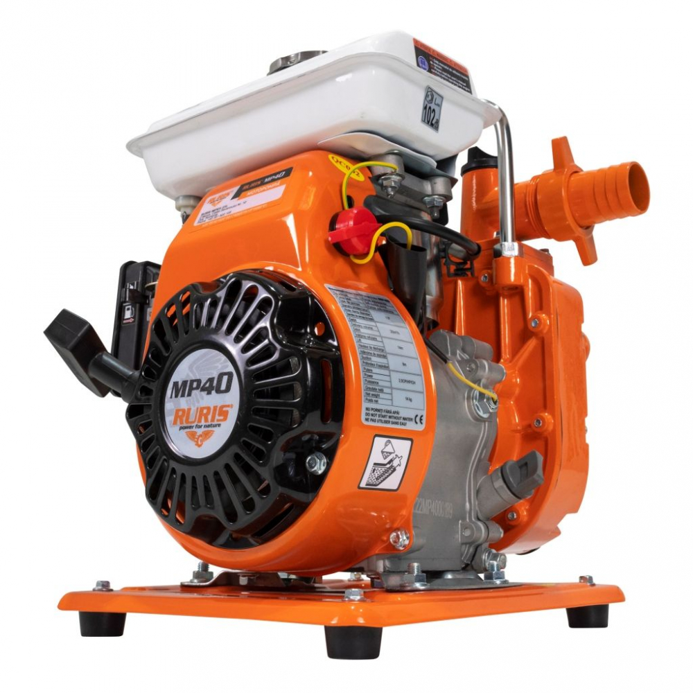 Motopompa apa curata Ruris MP40, 1.5", 2.5 CP, benzina, 333 l/min, Hmax. 14 m [2]