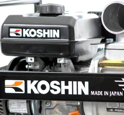 Motopompa apa semimurdara Koshin STV-80X-BAA, 3", motor Koshin K180, 4.2 CP, benzina, 900 l/min, Hmax. 26 m [5]