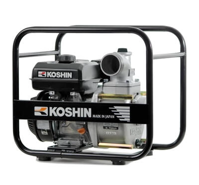 Motopompa apa semimurdara Koshin STV-80X-BAA, 3", motor Koshin K180, 4.2 CP, benzina, 900 l/min, Hmax. 26 m [3]