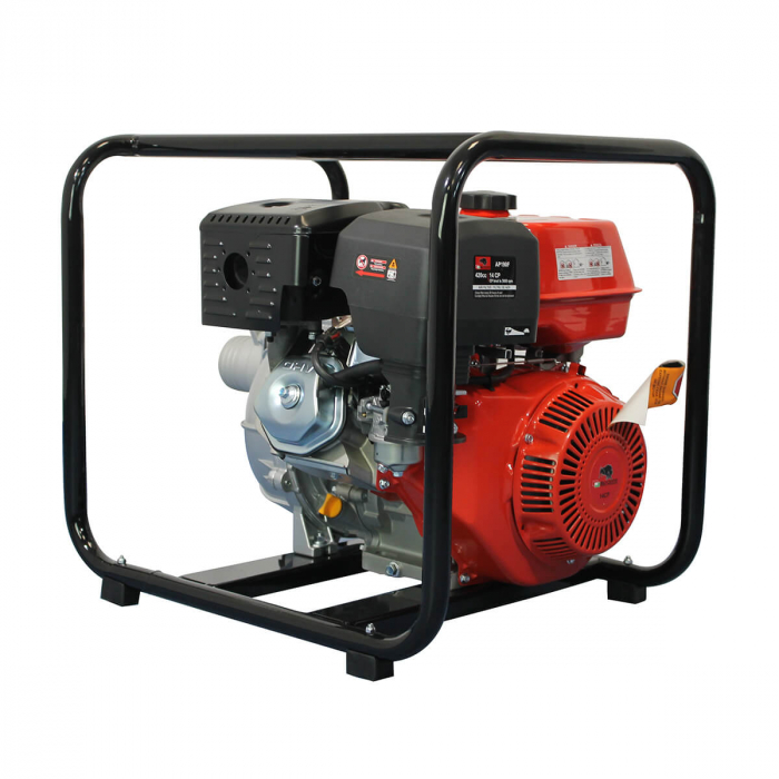 Motopompa de presiune Bisonte BTA-MPP80, 3", 14 CP, benzina, 830 l/min, Hmax. 70 m [4]