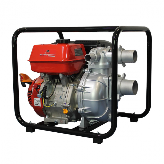Motopompa de presiune Bisonte BTA-MPP80, 3", 14 CP, benzina, 830 l/min, Hmax. 70 m [2]