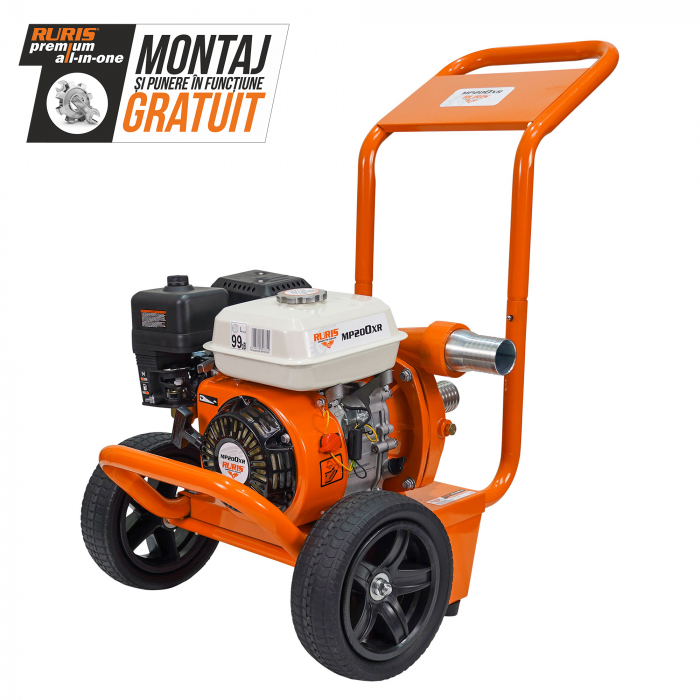 Motopompa pentru irigatii prin coloana Ruris MP200XR, 2", 6.5 CP, benzina, 500 l/min, Hmax. 65 m [2]