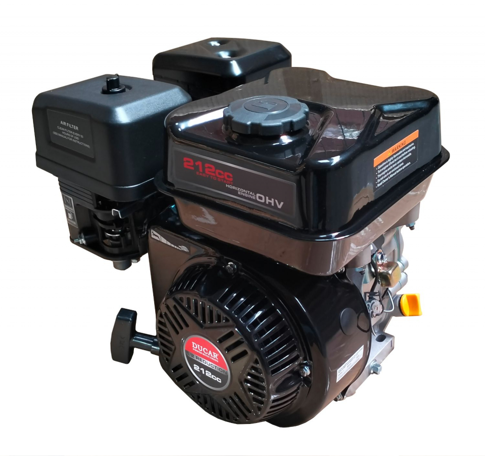 Motor benzina Ducar DH212, 7.5 CP, 212 cmc, ax pana 19 x 58 mm, reductor [4]