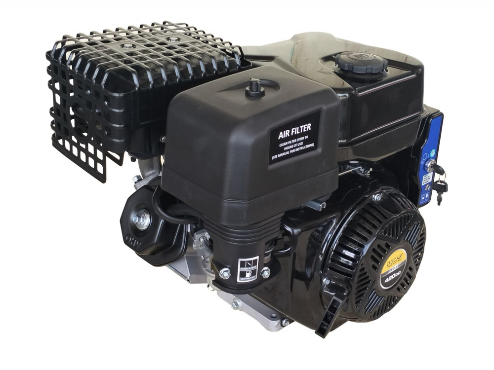 Motor benzina Ducar DH420E, 15 CP, 420 cmc, ax pana 25.4 x 72 mm, pornire electrica [4]