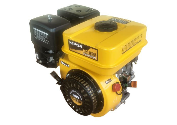 Motor benzina Kipor KG200W, 4.1 kW, 196 cmc, ax filetat M16 [4]