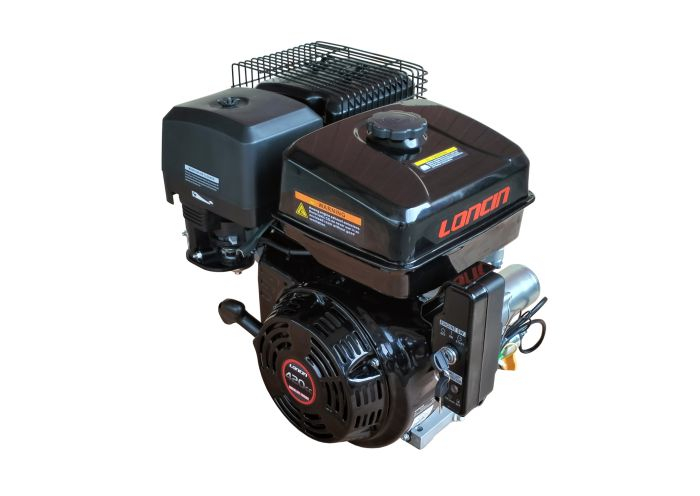 Motor benzina Loncin G420F, 9 kW, 420 cmc, ax cilindric cu pana 25 x 60 mm, pornire electrica [4]