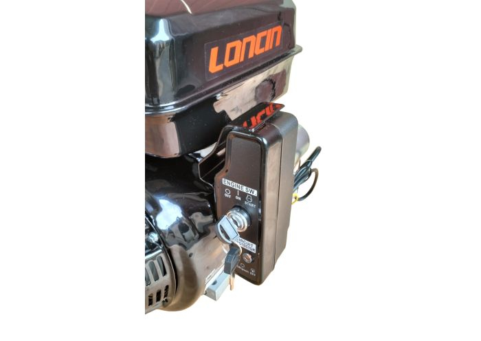 Motor benzina Loncin G420F, 9 kW, 420 cmc, ax cilindric cu pana 25 x 60 mm, pornire electrica [5]