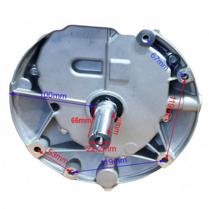 Motor benzina Zongshen XP200A, 6.5 CP, 196 cmc, ax cilindric 22.2 x 50/66 mm, pentru motosapa [6]