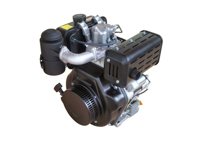 Motor diesel ProGARDEN CP188FAE, 6.8 kW, 456 cmc, ax canelat 6Z, 25 x 36 mm, pornire electrica [4]