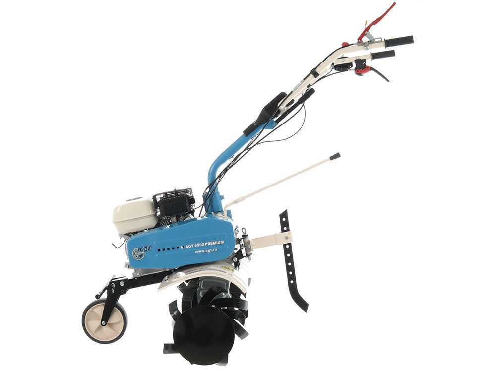 Motosapa AGT 6500 PREMIUM, Honda GP200, 6.5 CP, benzina, 2+1 viteze + roti 4.00-8, plug bilonat [8]