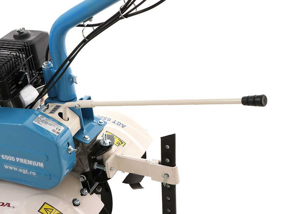 Motosapa AGT 6500 PREMIUM, Honda GP200, 6.5 CP, benzina, 2+1 viteze + roti 4.00-8, plug bilonat [23]