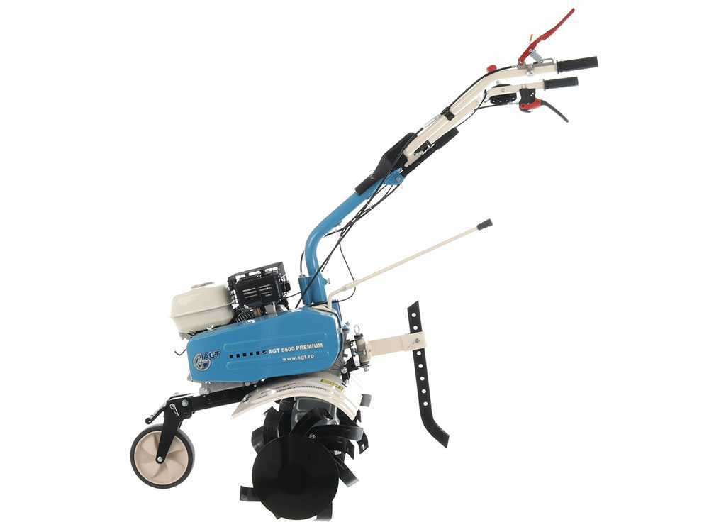 Motosapa AGT 6500 PREMIUM, Honda GX200, 6.5 CP, benzina, 2+1 viteze + roti 4.00-8, plug bilonat [7]