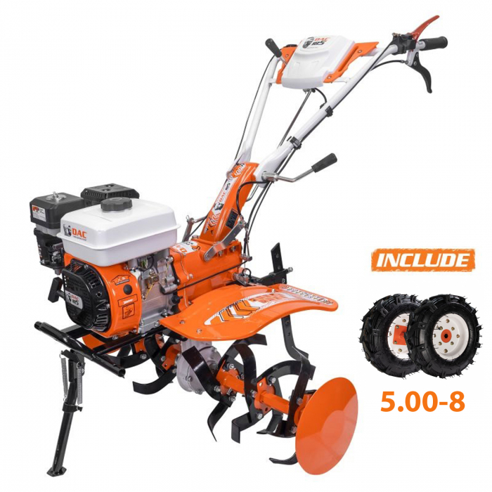 Motosapa Ruris DAC 185, 8.5 CP, benzina, 2+1 viteze + roti cauciuc 5.00-8" [1]