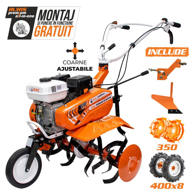 Motosapa Ruris DAC 7000ACC2, 7 CP, benzina, 2+1 viteze + accesorii [2]