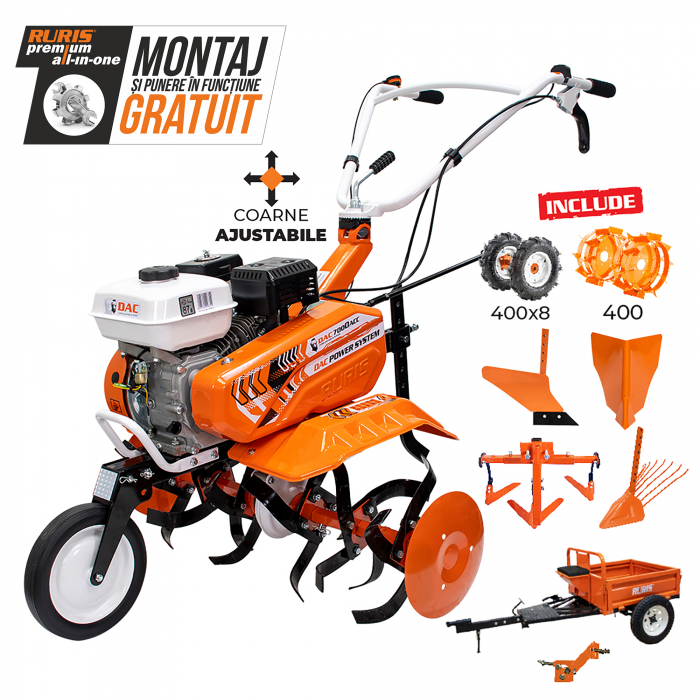Motosapa Ruris DAC 7000ACC4, 7 CP, benzina, 2+1 viteze + accesorii [2]
