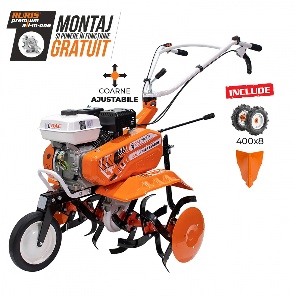Motosapa Ruris DAC 7000K, 7 CP, benzina, 2+1 viteze + accesorii [2]