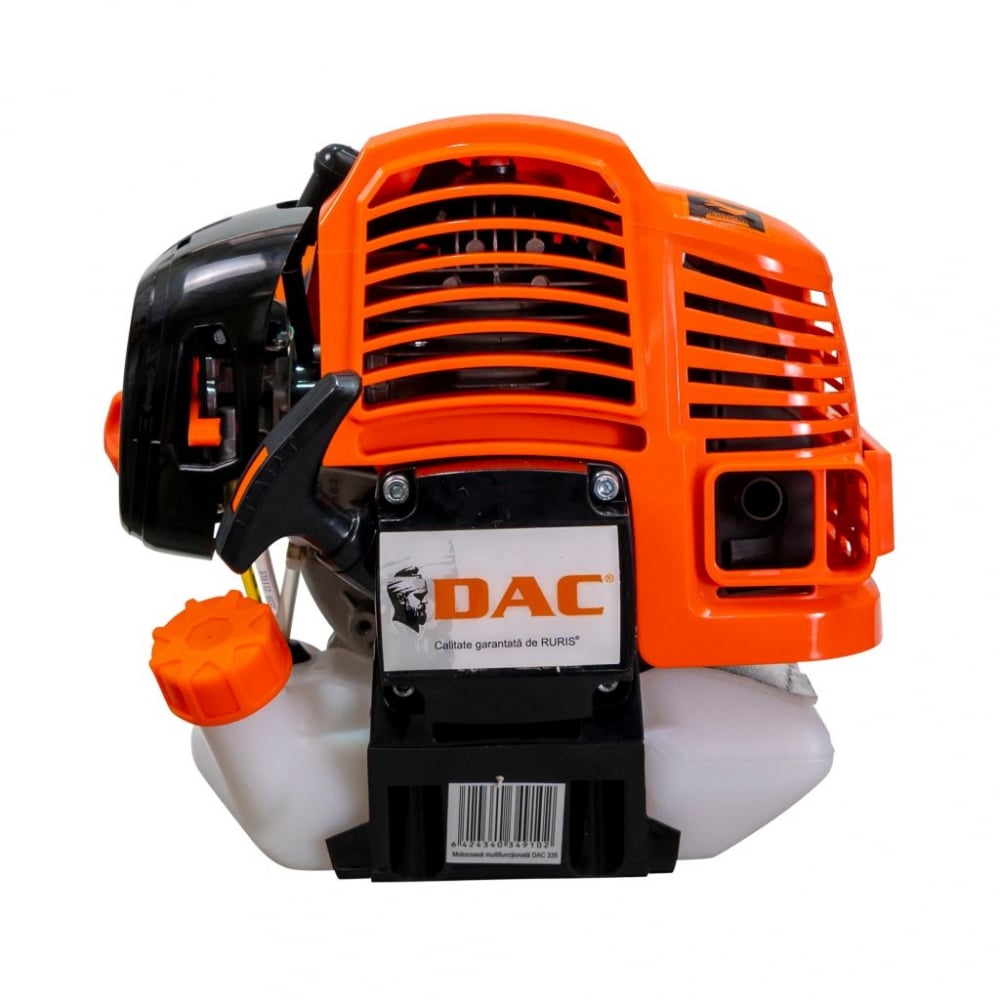 Motounealta multifunctionala Ruris DAC 335 (motocoasa + emondor + trimmer gard viu), 1.7 CP, 52 cmc, benzina, 2 timpi [6]