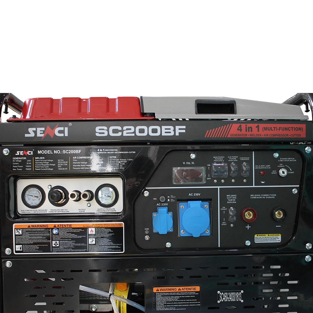Multifunctional 4 in 1 Senci SC200BF (generator curent, aparat sudura, taietor plasma, compresor) [8]