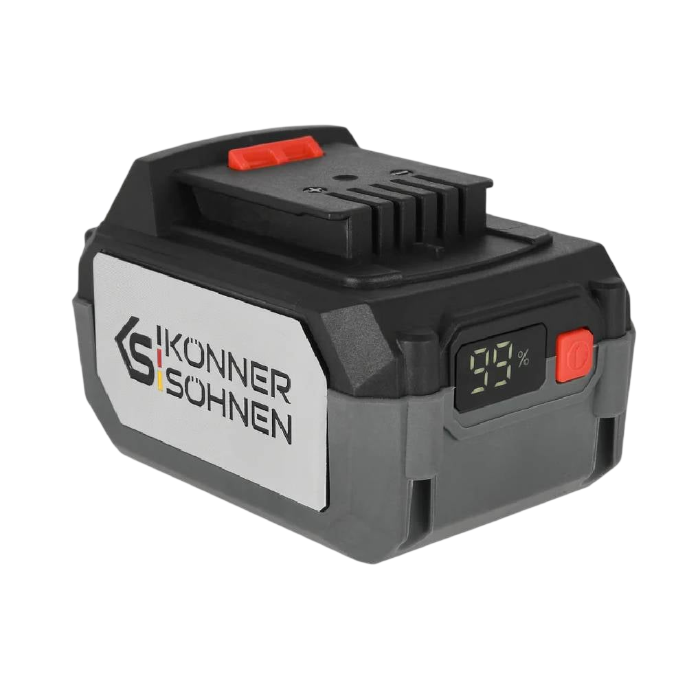 Pachet - 2 x Acumulator Li-Ion Konner & Sohnen KS 20V4-1, 20V, 4Ah + Incarcator rapid KS C45A, 4.5A [2]