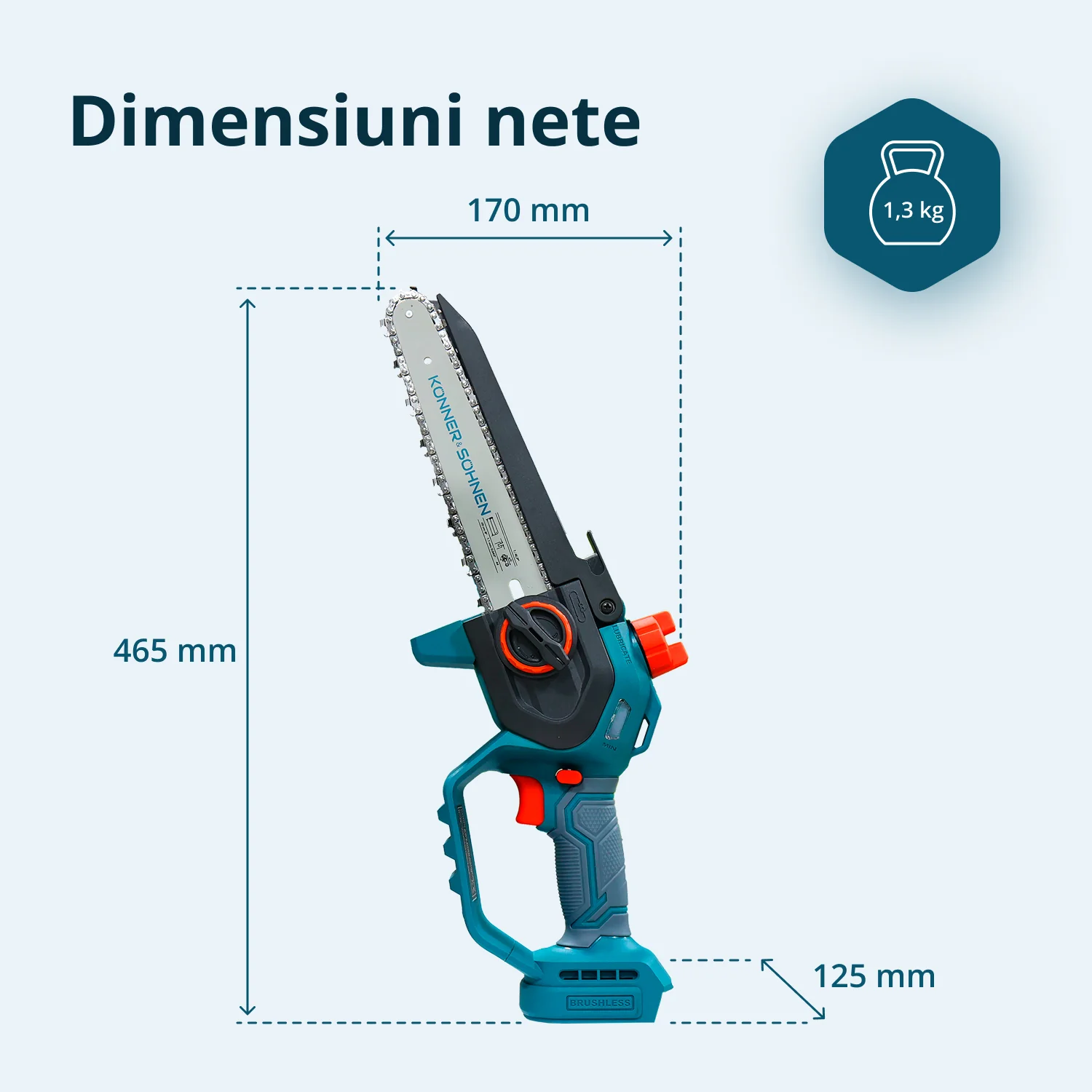 Pachet - Foarfeca de gradina Konner & Sohnen KS CSP20-32 + Mini fierastrau KS MCS20V-8 + CADOU 1 acumulator 20V, 4Ah [5]