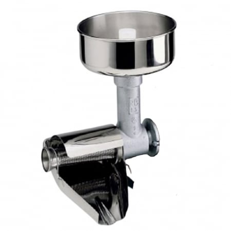 Pachet - Masina de tocat carne electrica nr. 5, Reber 9502 NI, 400 W, 30-50 kg/h, vas inox + Accesoriu stors rosii Reber 8710 N, nr. 3, accesorii inox [3]
