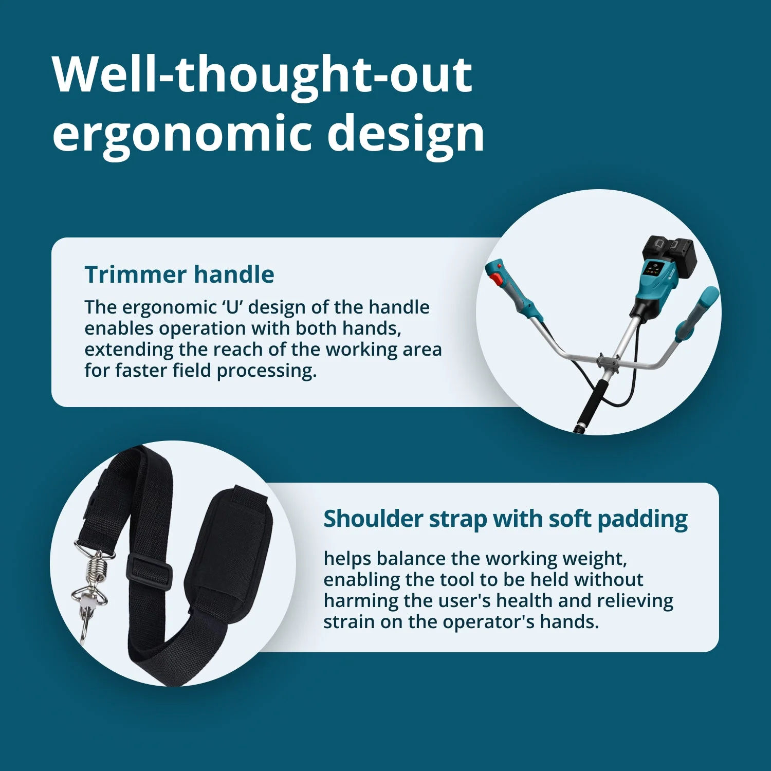 Pachet - Masina tuns gazon Konner & Sohnen KS 43LM-40V + Trimmer tuns iarba KS BCT-40V + CADOU 2 acumulatori 20V, 4Ah [15]