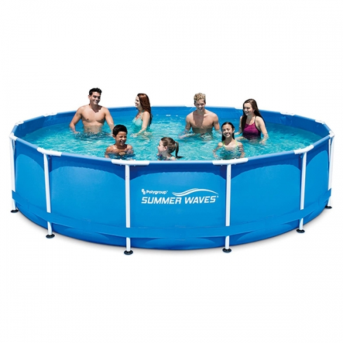 Piscina rotunda cu cadru metalic Family Summer Waves, 457 x 84 cm [2]