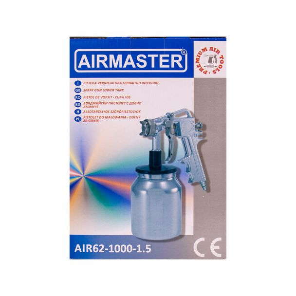 Pistol de vopsit pneumatic Airmaster, rezervor jos, 1 kg [5]
