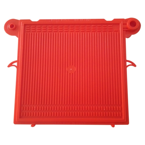 Placa cu stut pentru filtru de vin Rover Colombo, 20x20 cm, rosie [2]