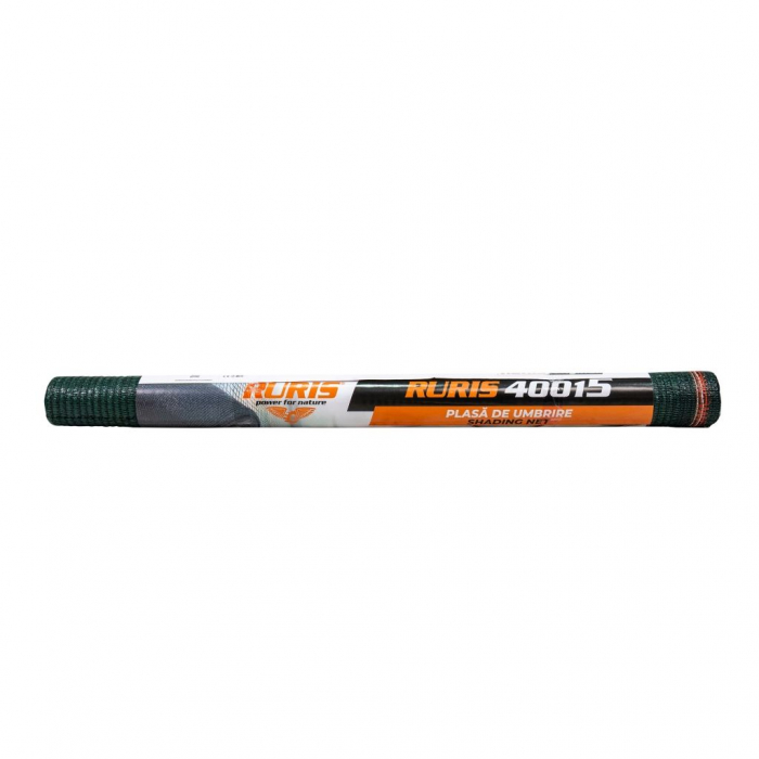 Plasa de umbrire RURIS 40015, HDPE, protectie UV, verde, grad umbrire 40%, 1.5 x 10 m [3]