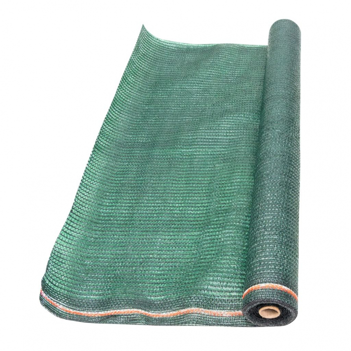 Plasa umbrire RURIS 80015, HDPE, protectie UV, verde, grad umbrire 80%, 1.5 x 10 m [2]