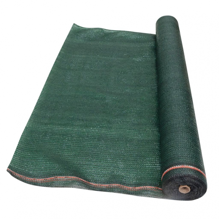 Plasa umbrire RURIS 80050, HDPE, protectie UV, verde, grad umbrire 80%, 2 x 25 m [2]